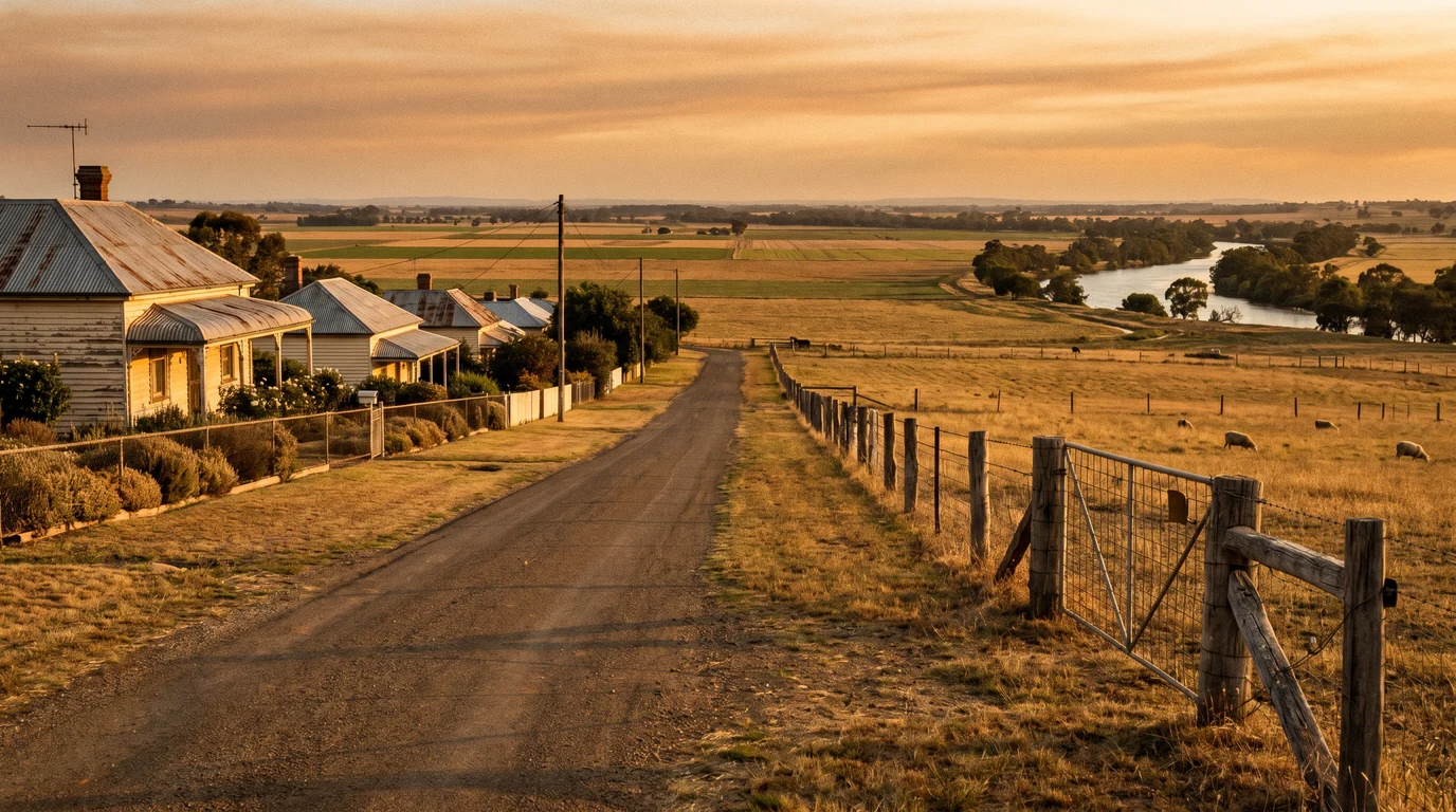 A removals crew at work in Largs, rural acreage character